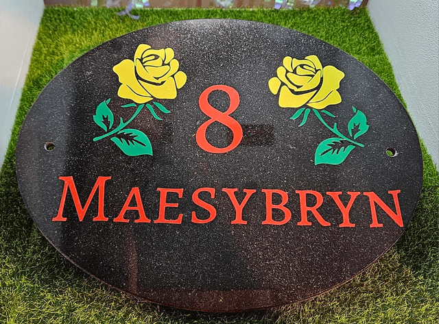 Granite Slate Door Plaques