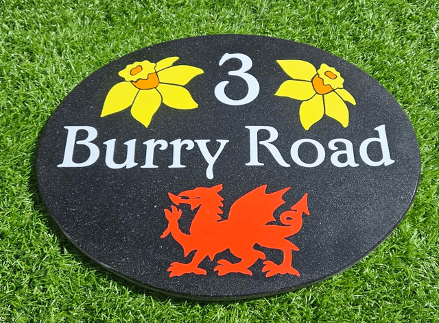 Granite Slate Door Plaques