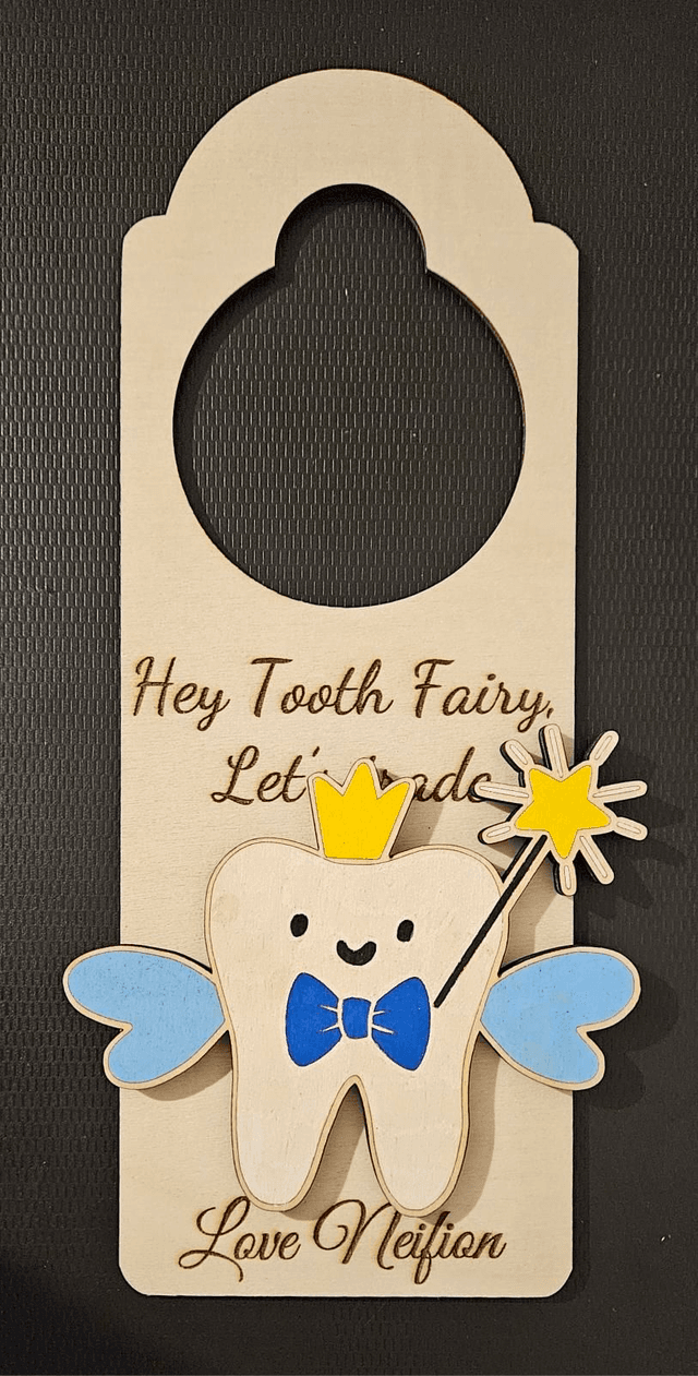 Tooth Fairy Door Hanger “Customisable”
