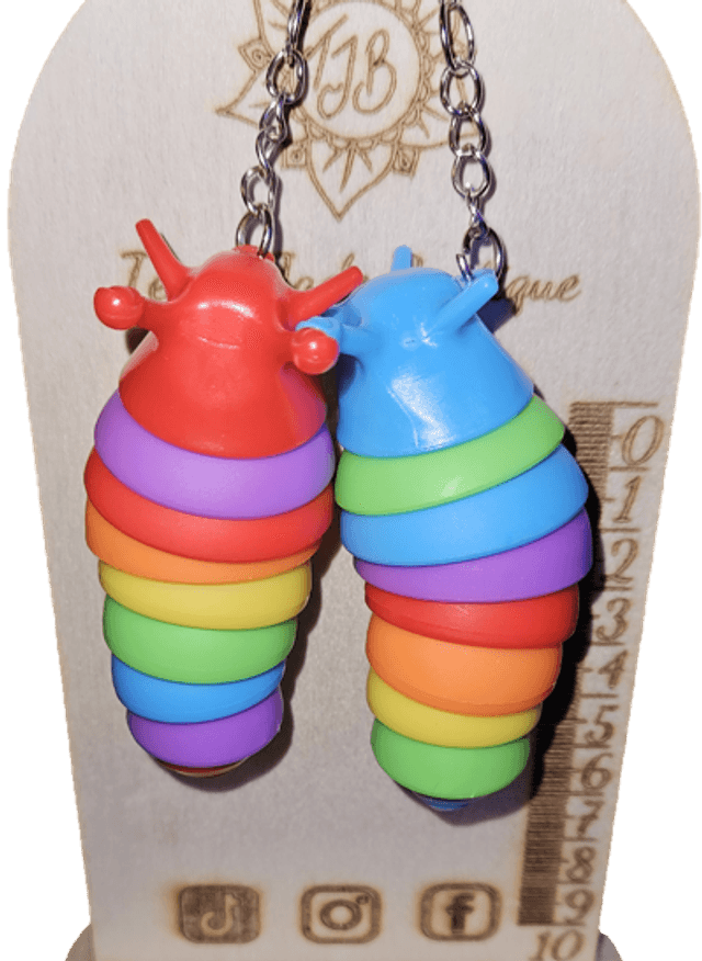 Slug earrings
